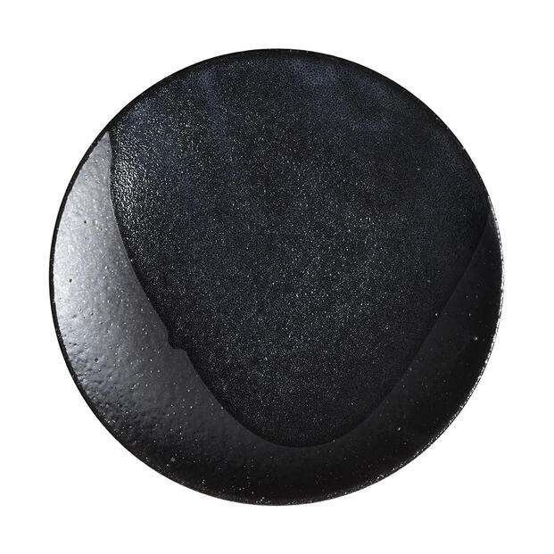 ROUND PLATE WABI NOIR