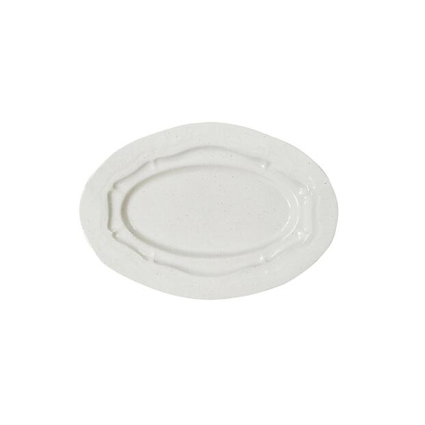 ovaler servierteller s réfectoire sand glänzend fabricant céramique