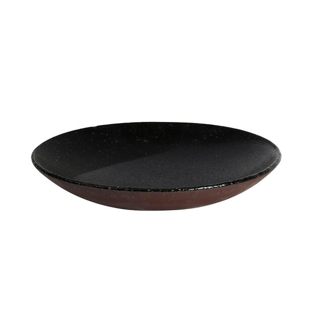 round soup plate wabi noir ceramic manufacturer