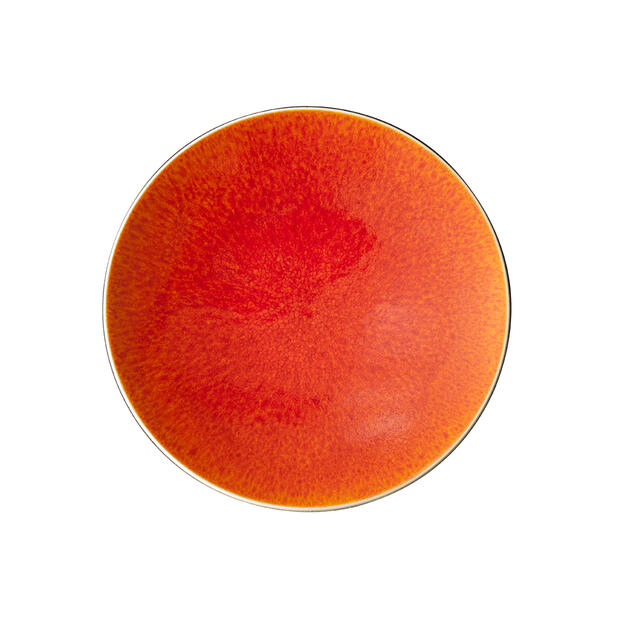 plate s tourron orange ceramic manufacturer