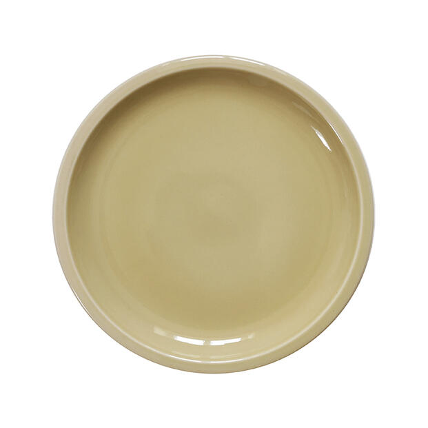 plate l cantine vert argile ceramic manufacturer