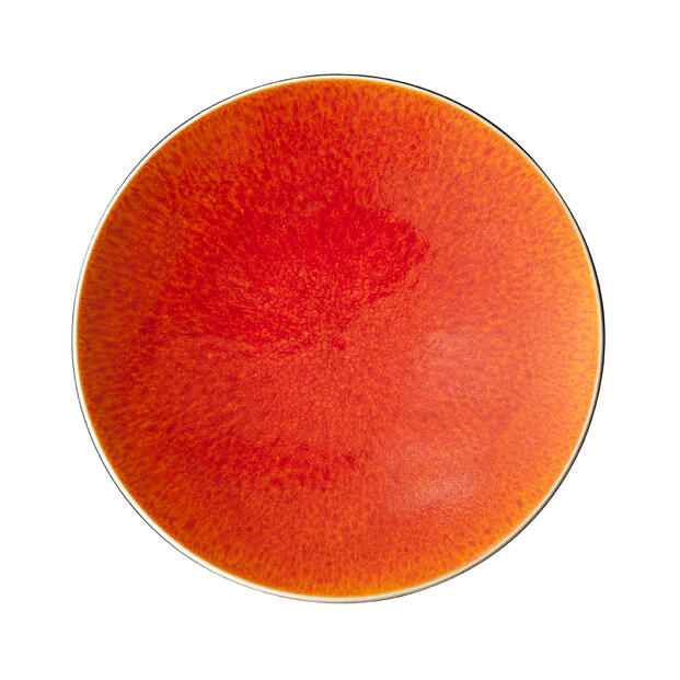 assiette l tourron orange fabricant céramique