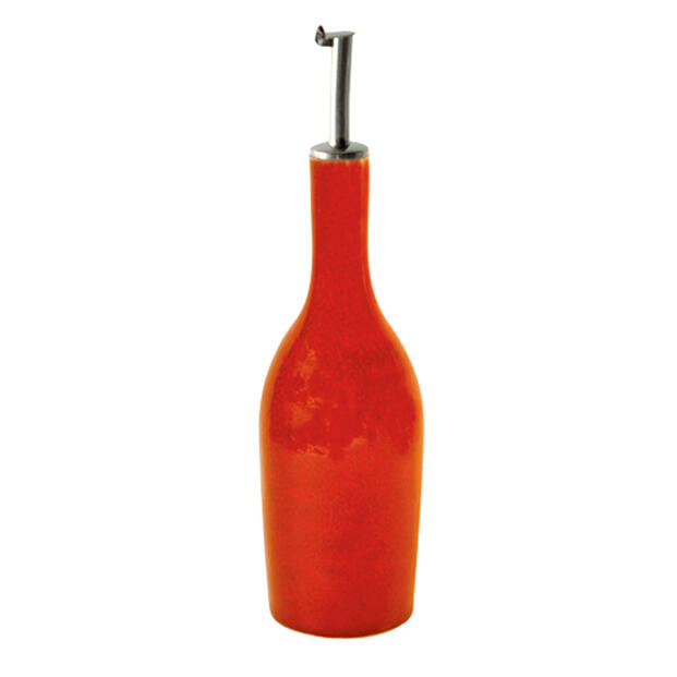 oil bottle tourron orange ceramic manufacturer
