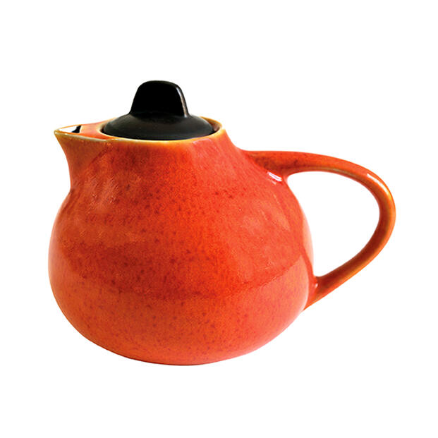 teapot tourron orange ceramic manufacturer